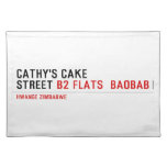 Cathy's Cake Street  Placemats
