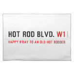 Hot Rod Blvd.  Placemats