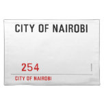 city of nairobi       Placemats