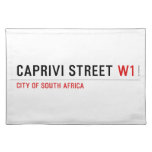 caprivi street  Placemats