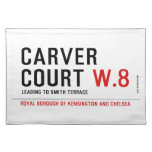 CARVER COURT  Placemats