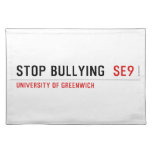 Stop Bullying   Placemats