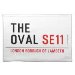 THE OVAL  Placemats