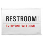 Restroom  Placemats