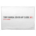 Tory Burqa Cover-up close  Placemats