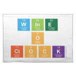 Wine
 o
 clock  Placemats