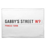 gabby's street  Placemats