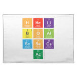 Hheli
 Boal
 Scsecs
 Ac  Placemats