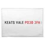 Keats Vale  Placemats
