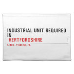 Industrial unit required  in   Placemats
