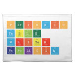 Periodic
 Table
 Writer
 srpolicia  Placemats