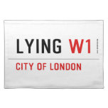 Lying  Placemats