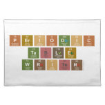 Periodic
 Table
 Writer  Placemats