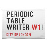 Periodic Table Writer  Placemats