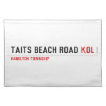 Taits Beach Road  Placemats