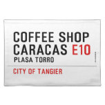 Coffee shop Caracas  Placemats