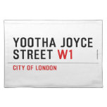 YOOTHA JOYCE Street  Placemats