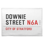 Downie Street  Placemats