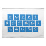 Happy
 Birthday
 Scarlet  Placemats