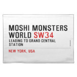 mOSHI mONSTERS wORLD  Placemats
