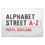 Alphabet  Street  Placemats