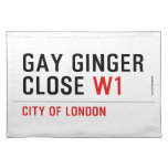 GAY GINGER CLOSE  Placemats