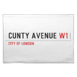 Cunty Avenue  Placemats