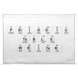Periodic
 Table
 Writer  Placemats