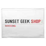 SUNSET GEEK  Placemats