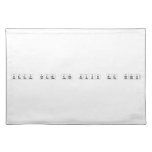 Keep calm and kiss me babes  Placemats