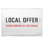 Local offer  Placemats