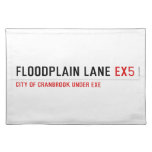 Floodplain lane  Placemats