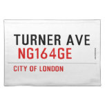 turner ave   Placemats