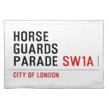 horse guards parade  Placemats