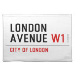 London Avenue  Placemats