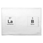 La b  Placemats