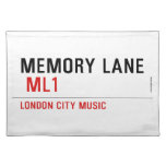 Memory Lane   Placemats