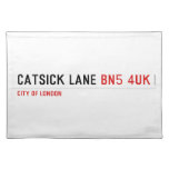 Catsick Lane  Placemats