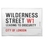 Wilderness  Street  Placemats