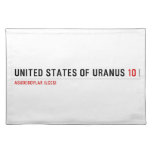 United States of Uranus  Placemats