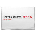 Station barbers   Placemats