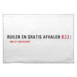 Ruilen en gratis afhalen  Placemats