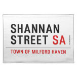Shannan Street  Placemats