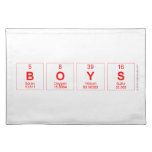 boys  Placemats