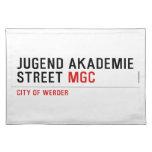 jugend akademie Street  Placemats