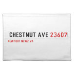  Chestnut Ave  Placemats