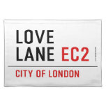 Love lane  Placemats