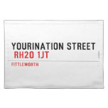 YOURINATION STREET    Placemats