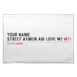 Your Name Street aymen abi love w1  Placemats