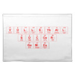 volleyball
 soccer
 games  Placemats